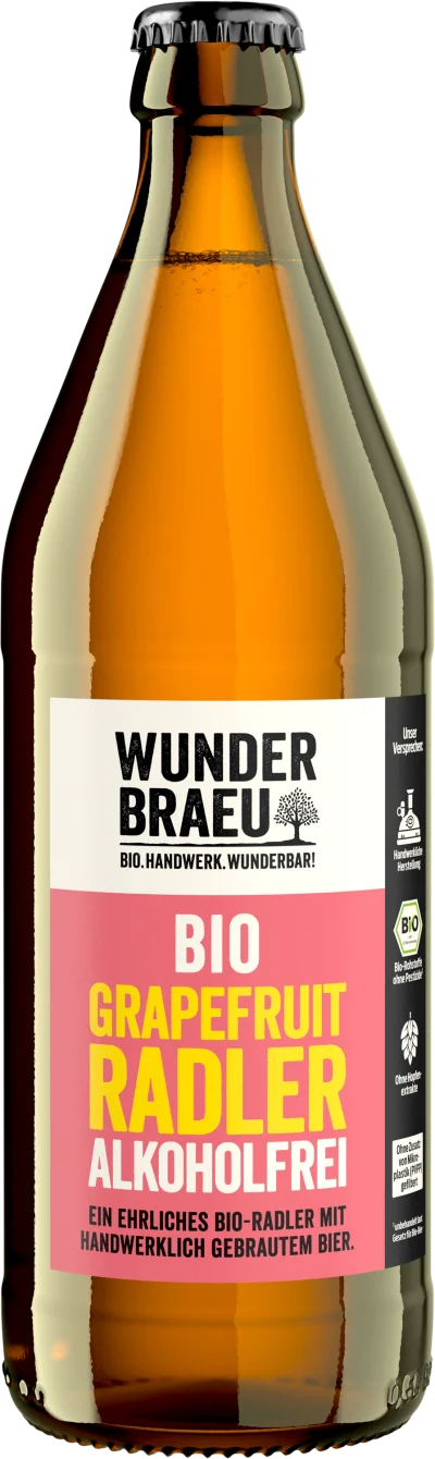 Wunderbraeu Grapefruit Radler Alkoholfrei