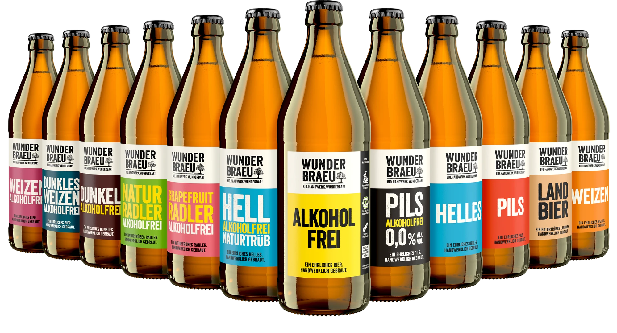 Alle Bier-Sorten von Wunderbraeu
